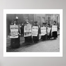 Suffragettes-Abstimmung für Frauen, London Plakat