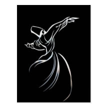 Sufi Whirling Postkarten