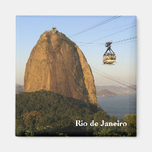 "Sugarloaf, Rio de Janeiro" Magnet Magnete