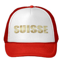 Suisse Logogoldfußball-Fußballspielergeschenke Kappen