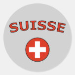 Suisse Runder Sticker