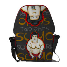 SUMO-MÄDCHEN Rickshaw-Bote-Tasche Kuriertasche