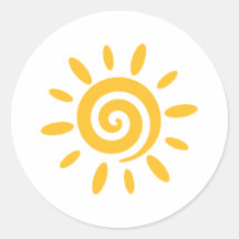 Sun Aufkleber
