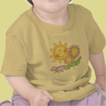 Sun-Blumen und -wanzen t-shirts