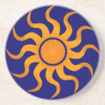 Sun-Untersetzer 2 - Saphir-Blau