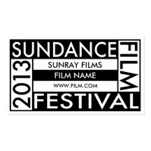 Sundance Film-Festival 2013 Visitenkarte