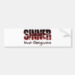 Sünder aber verziehen auto sticker