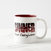 Sünder aber verziehen tasse