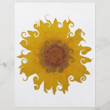 Sunflower - Sonnenblume (06) Flyer Druck