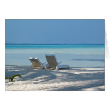 Sunloungers Grußkarten