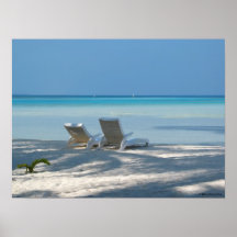 Sunloungers Plakatdruck
