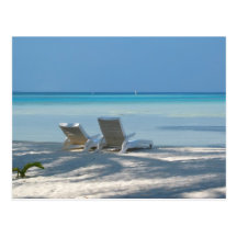Sunloungers Postkarte