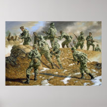 Sunshine Division in Korea by Rick Reeves Print