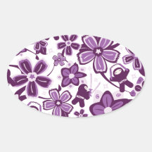 Super lila Ninja Krieger Sticker