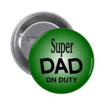 Super-VATI im Dienst Anstecknadelbuttons