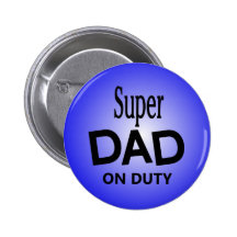 Super-VATI im Dienst Anstecknadelbuttons