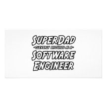 SuperDad… Software Engineer Individuelle Foto Karte