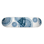 Supergirl blauer Kreis-Entwurf skateboards