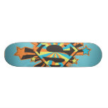 Supergirl buntes Stern-Logo skateboards