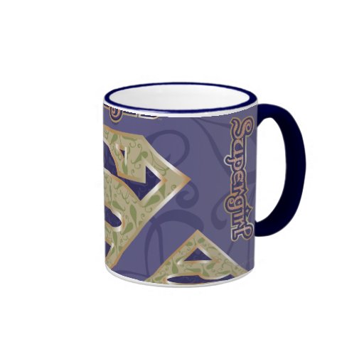 Supergirl extravagante Logo-Collage Kaffee Tassen