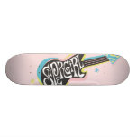 Supergirl Gitarre skateboards