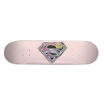 Supergirl Logo-Collage skateboards