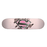 Supergirl Logo mit Rosen skateboards