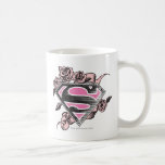 Supergirl Logo mit Rosen tassen