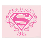 Supergirl rosa Streifen poster