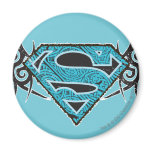 Supergirl Stammes- Muster-Logo magnete