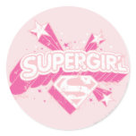 Supergirl Sterne und Logo aufkleber