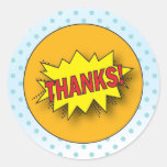 Superhero |  Favor Sticker aufkleber