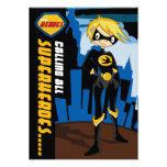 Superhero-Party Einladung