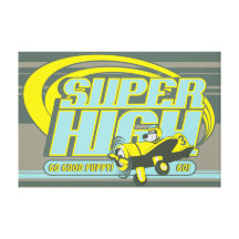 SUPERhoch Gespannter Galerie Druck
