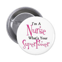Superkrankenschwester Button