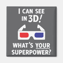 Supermacht 3D Kühlschrankmagnete