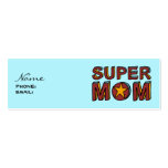 SUPERmamma kundenspezifische Spiel-Datums-Karte Visitenkarten Vorlage