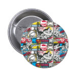 Supermann-Logo-Muster 2 Anstecknadel