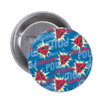 Supermann-Logo-Muster buttons
