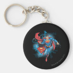 Supermann mit Logo Schlüsselanhänger
