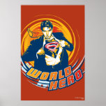 Supermann-Weltheld Plakat