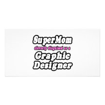 SuperMom-… Grafikdesigner Bildkarten