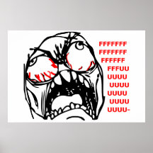 Superrasereigesicht meme rofl plakate