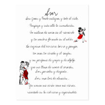 Sur Tango-Texte Postkarten