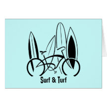 Surfbretter u. Fahrrad Karten