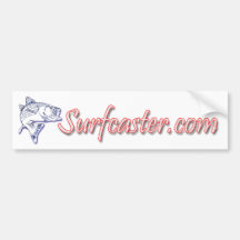Surfcaster.com online auto aufkleber