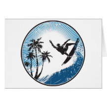 Surfen Grußkarten