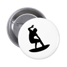 Surfen - Surfer Anstecknadelbuttons