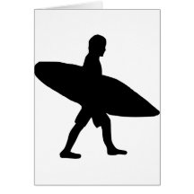 Surfen - Surfer Grußkarten