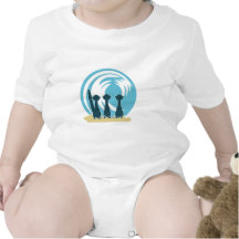 Surfender meercats Cartoon, der die Wellen No.2. a Tshirt